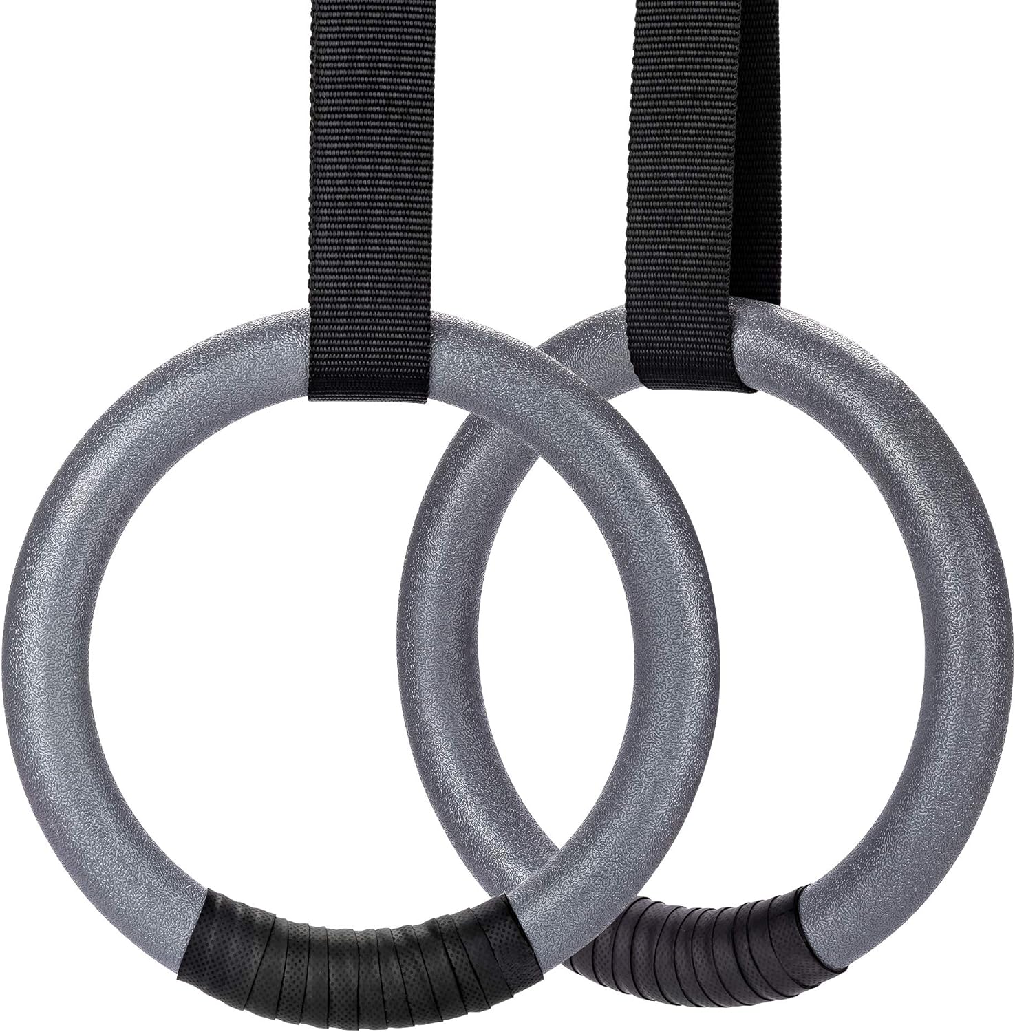 PACEARTH Gymnastic Rings 1100lbs Capacity with 14.76ft Adjustable Buckle Straps - Image 8