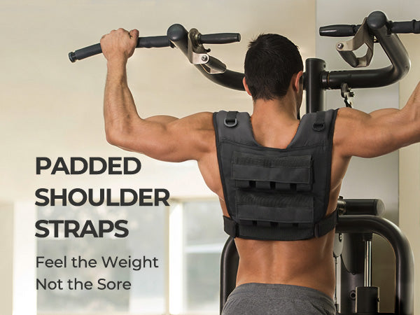 Weight-Adjustable Vest with Add-on Iron Blocks for Hardcore Strength Training 35lb/44lb - Image 15
