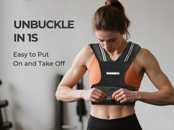 Weight-Adjustable Vest with Add-on Iron Blocks for Hardcore Strength Training 20lb/22lb - Image 16