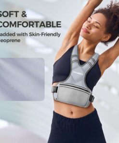 Alternative view of PACEARTH Adjustable Weight Vest 4-10lbs / 11-20lbs Concrete Gray